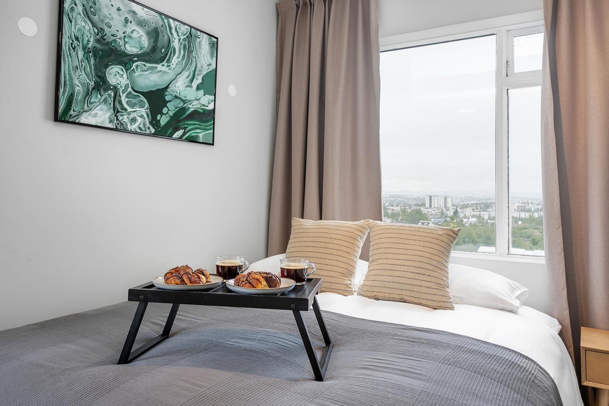Charming Studio - Stunning Panorama View Reykjavik Luaran gambar
